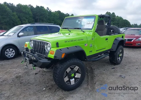 2005 Jeep Wrangler / Tj Unlimited Rubicon z USA, uszkodzony, nr VIN 1J4FA64S65P327128